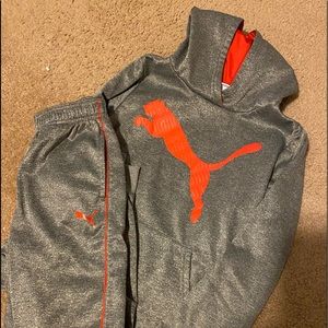 Puma size 8 sweat suit